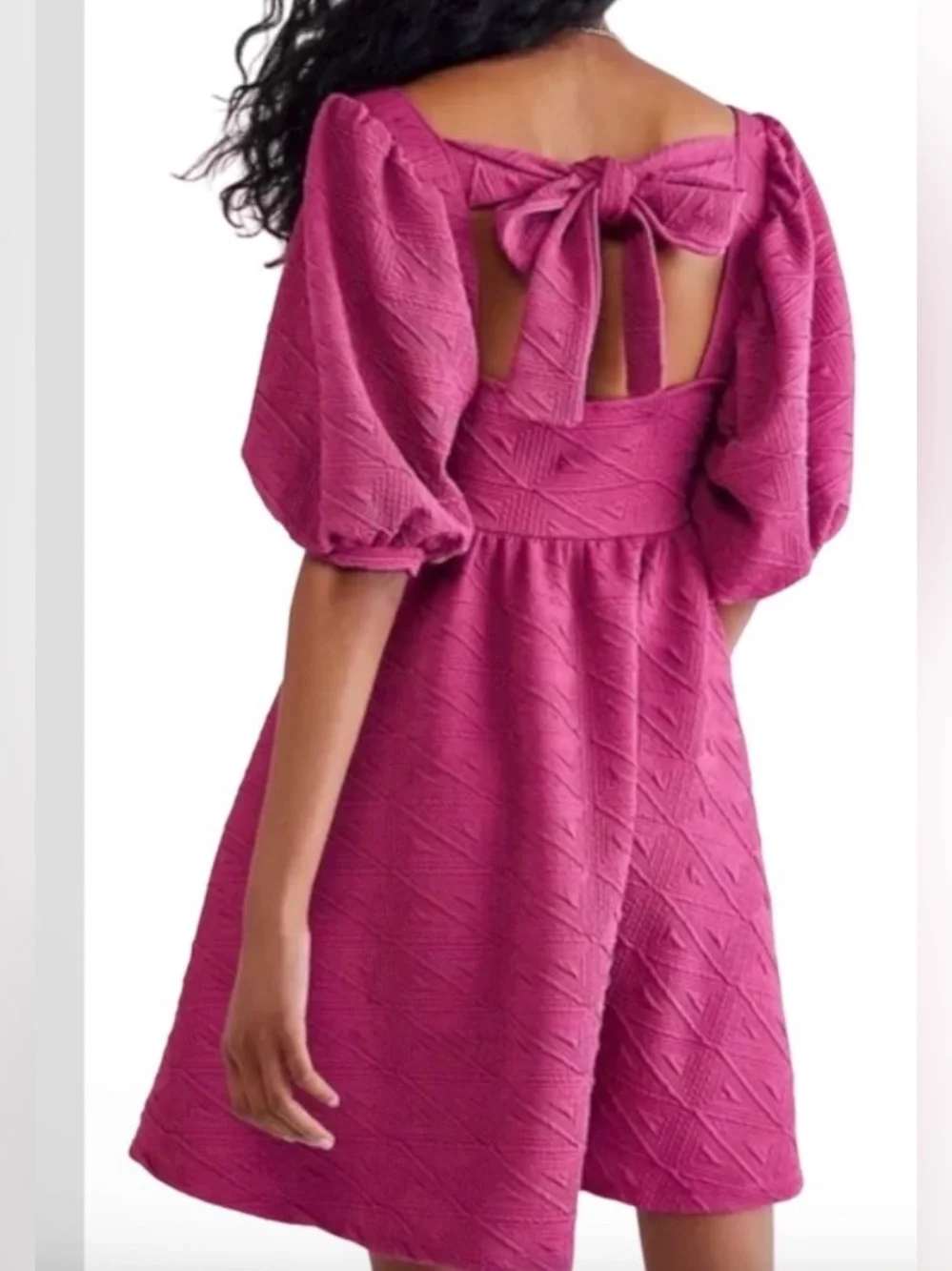 Free People Babydoll Mini Dress Sz M EUC